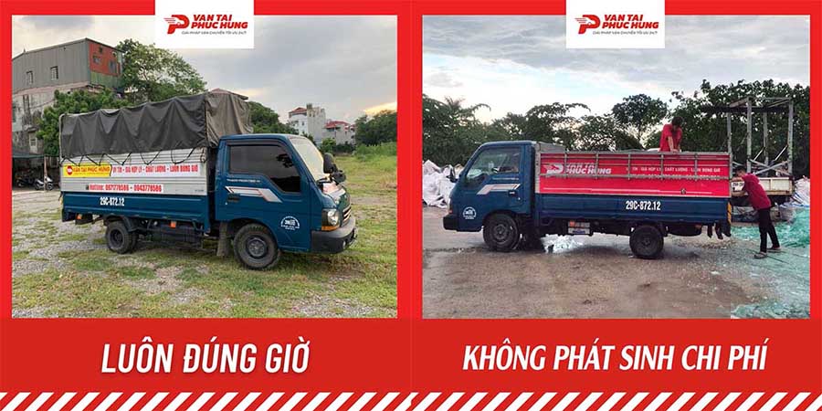 So sánh giữa thuê xe tải và tự vận chuyển hàng hóa.