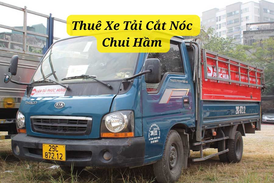 thuê xe tải cắt nóc chui hầm