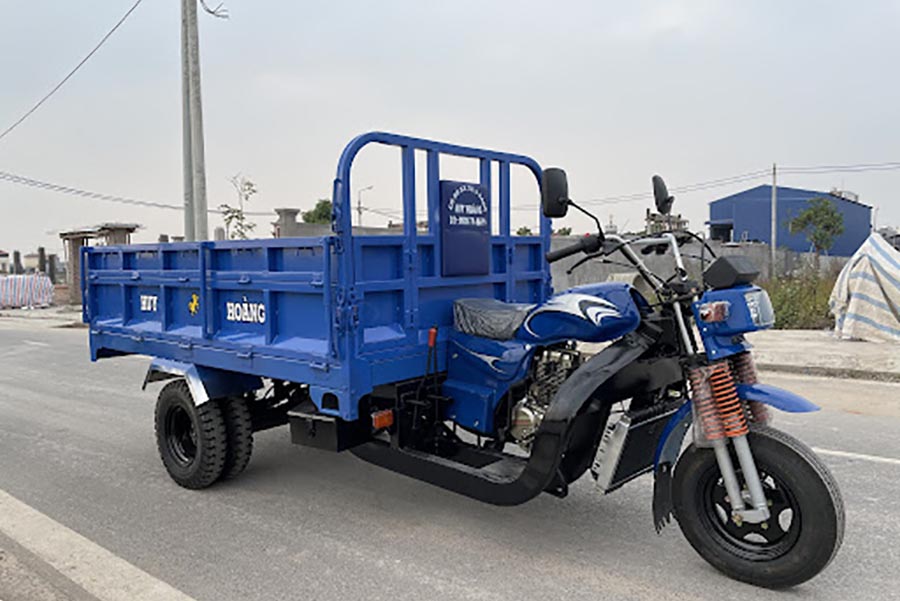 Xe ba gác linh hoạt, dễ dàng vận chuyển hàng trong ngõ hẹp