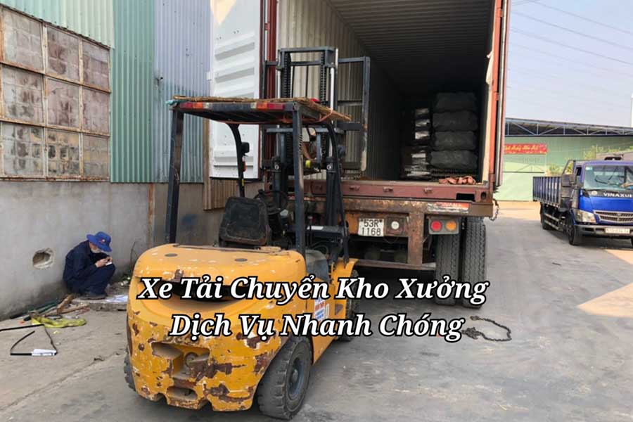 xe tải chuyển kho xưởng