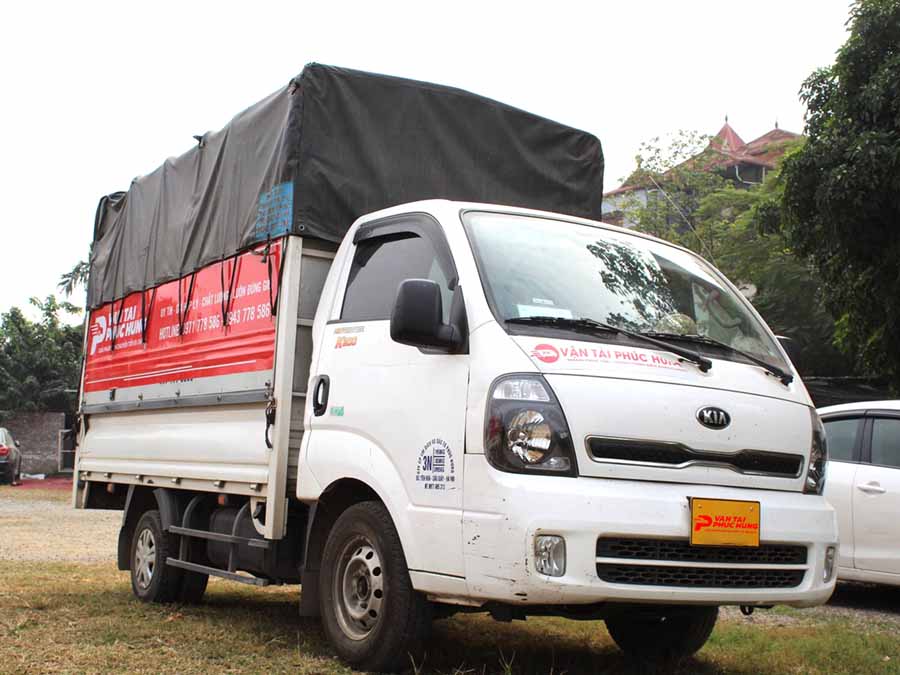 xe tải chuyển văn phòng