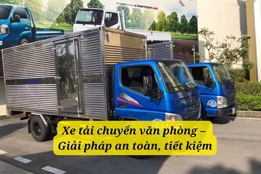xe tải chuyển văn phòng