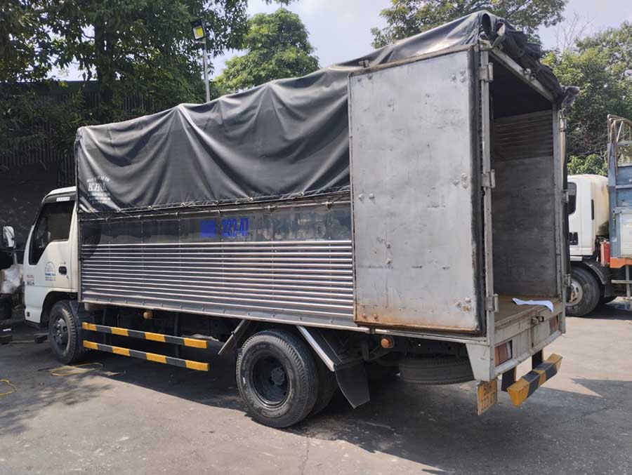 xe tải chuyển văn phòng