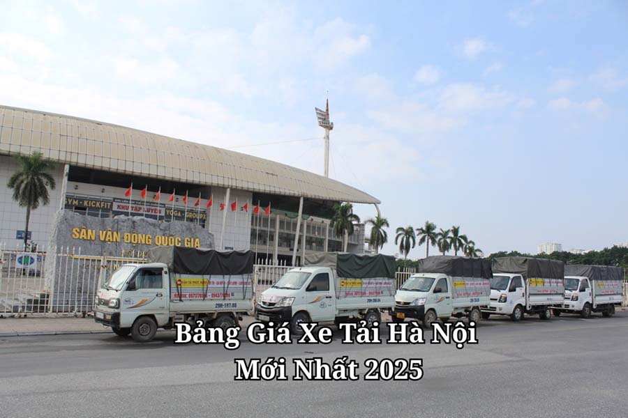 bảng giá xe tải Hà Nội