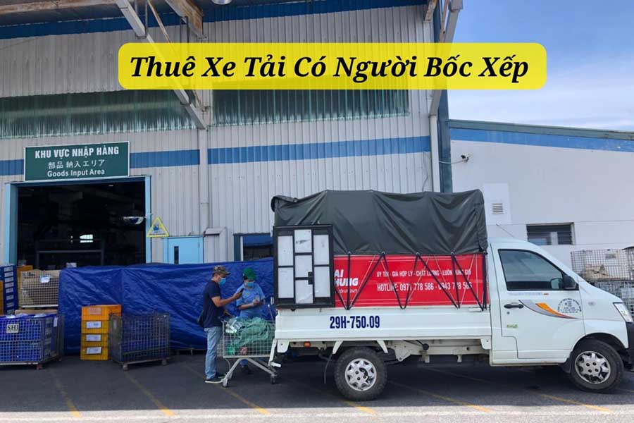 thuê xe tải có người bốc xếp